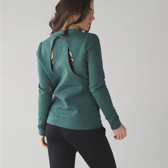 Lululemon & Go Endeavor Long Sleeve sweatshirt in Deep Green size 6 women’s - Picture 11 of 12